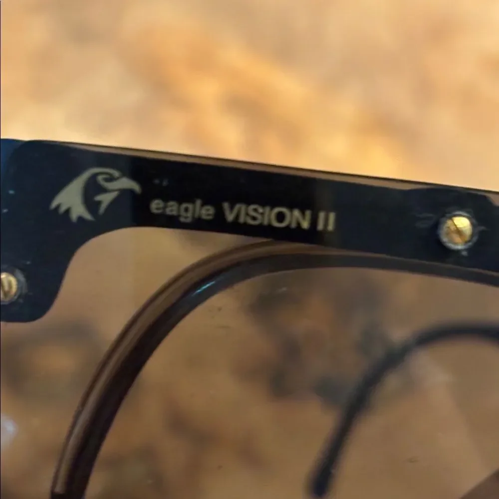 Bolle Eagle Vision II Shield Wrap Sunglasses Made In France with Optical Insert